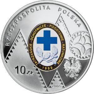 10 Złotych 2009 100. rocznica powstania Tatrzańskiego Ochotniczego Pogotowia Ratunkowego