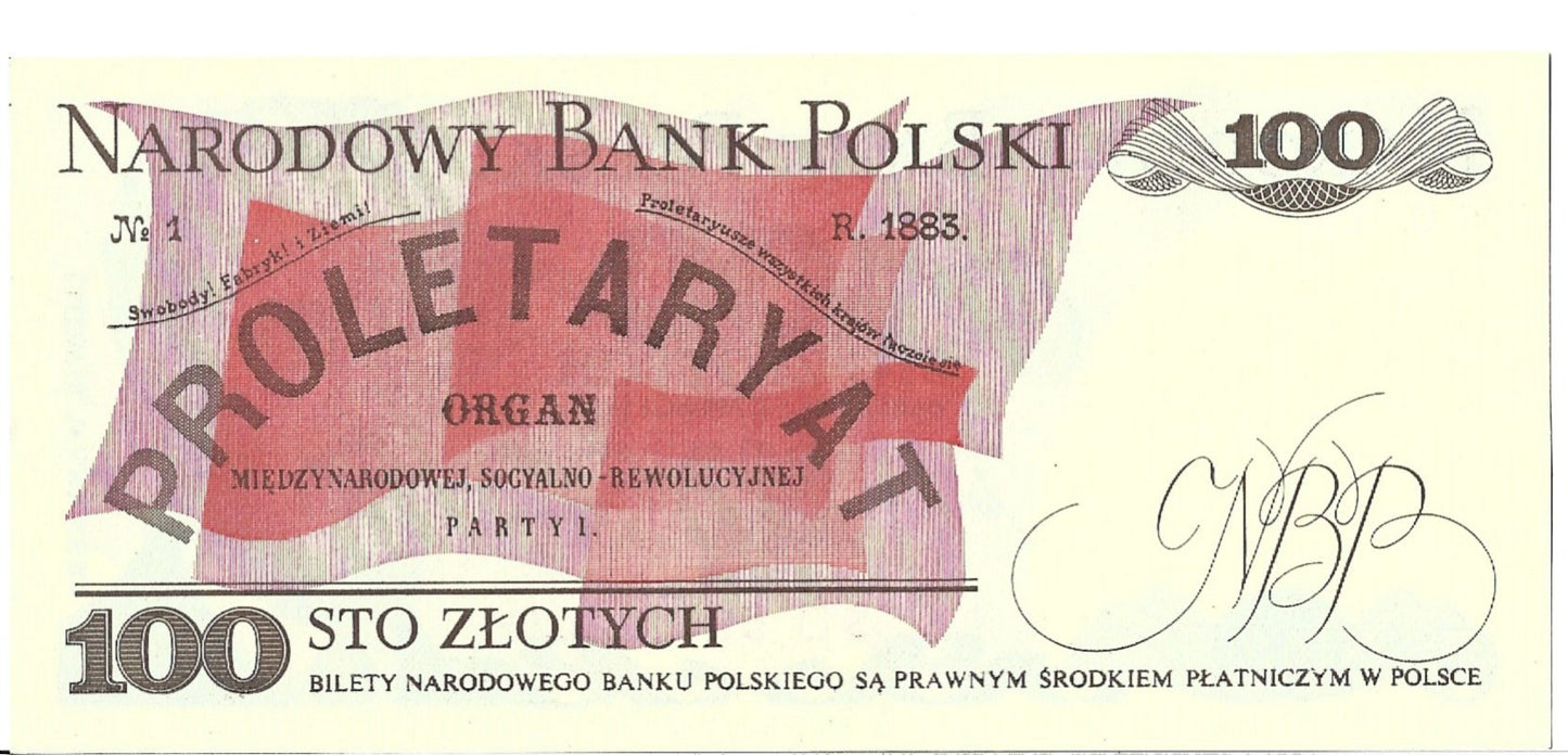 100 Złotych 1986 - UNC