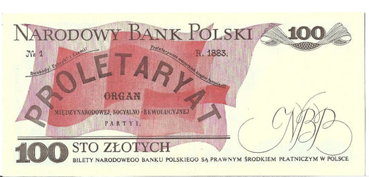 100 Złotych 1986 - UNC
