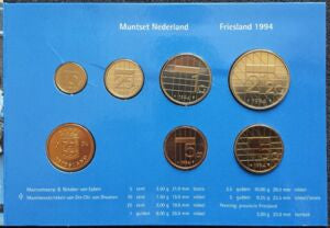 1994 Różne Guldeny Zestaw  Prowincja Friesland