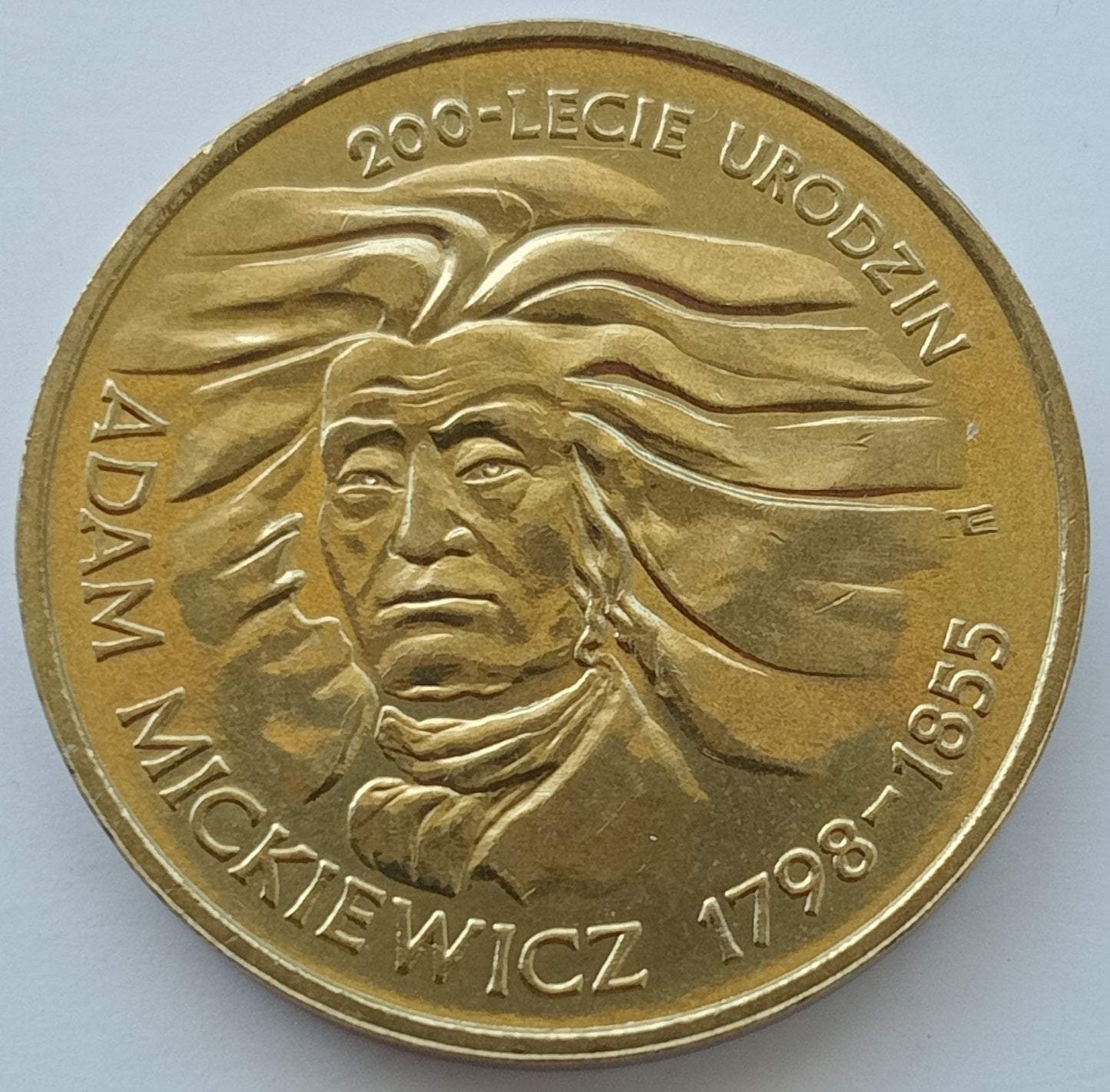 2 zł 1998 - 200-lecie urodzin Adama Mickiewicza