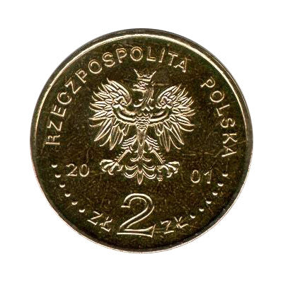2 zł 2001 - Poczet królów i książąt polskich: Jan III Sobieski (1674-1696)