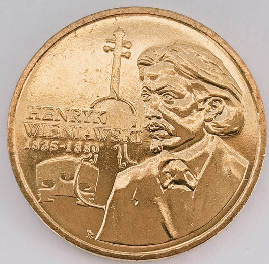 2 zł 2001 - XII Międzynarodowy Konkurs im. Henryka Wieniawskiego