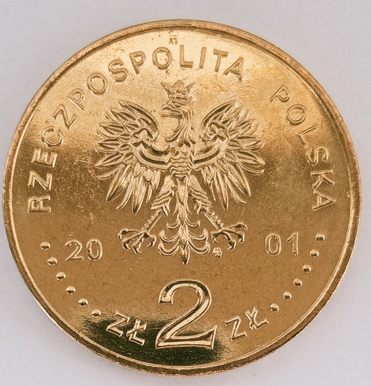 2 zł 2001 - XII Międzynarodowy Konkurs im. Henryka Wieniawskiego