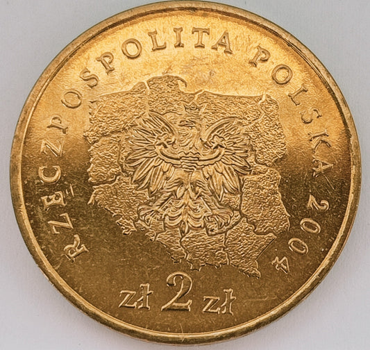 2 zł 2004 - Herby Województw: lubuskie