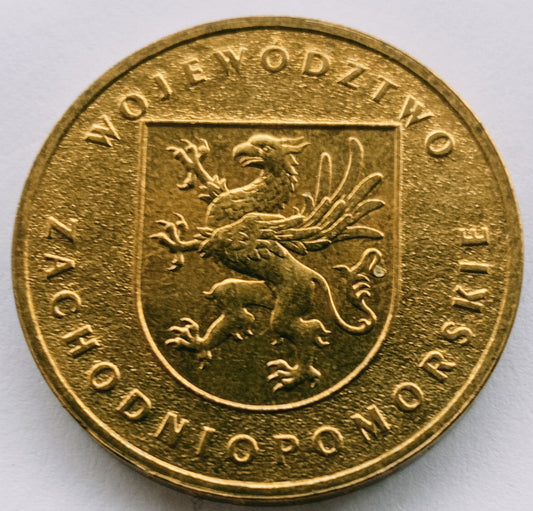2 zł 2005 - Herby Województw: zachodniopomorskie
