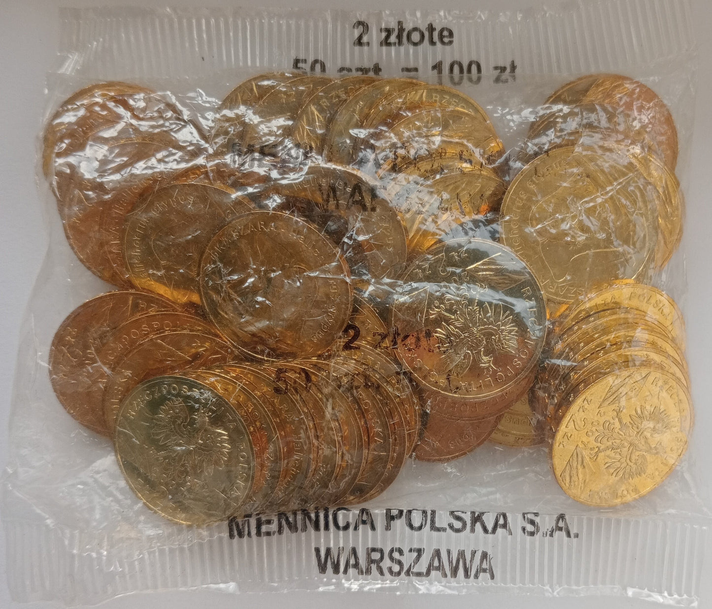 2 zł 2007 - Zwierzęta świata: Foka szara (woreczek 50 szt.)