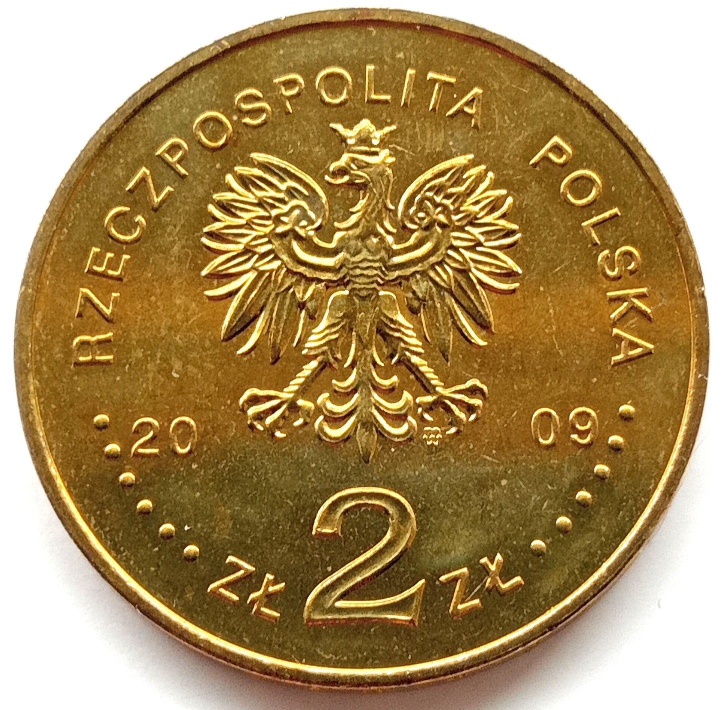 2 zł 2009 - 25. rocznica męczeńskiej śmierci księdza Jerzego Popiełuszki