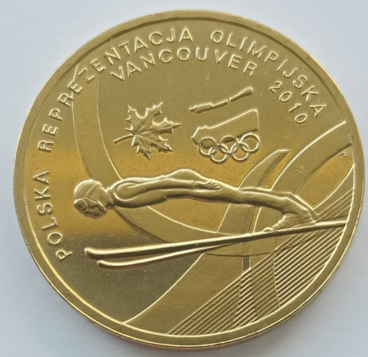 2 zł 2010 - Polska Reprezentacja Olimpijska Vancouver 2010