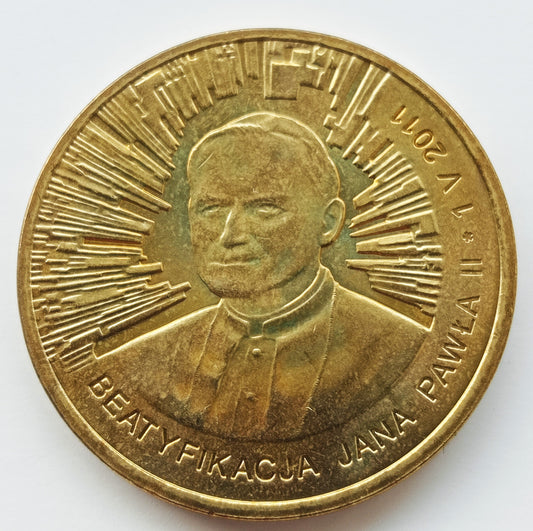 2 zł 2011 - Beatyfikacja Jana Pawła II – 1 V 2011