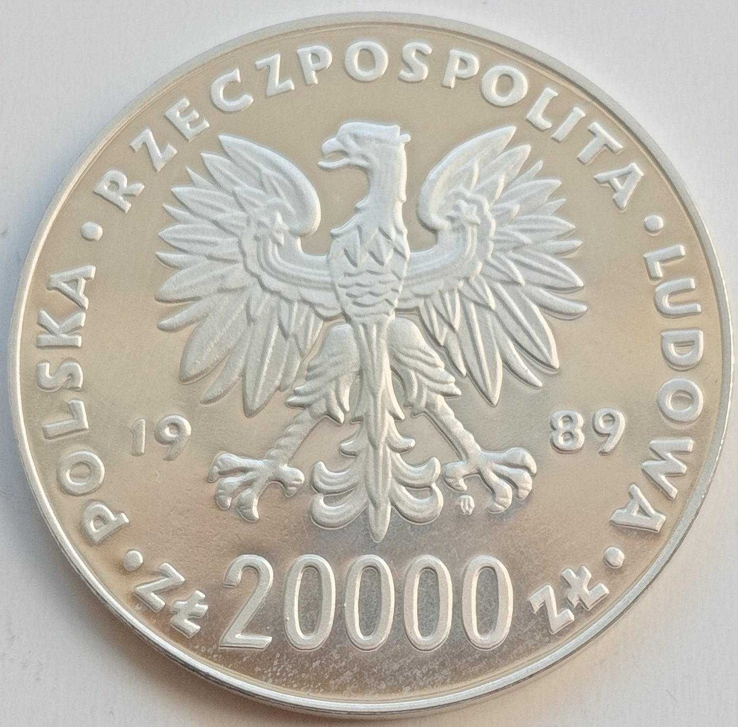 20 000 Złotych 1989 XIV Mistrzostwa Świata w Piłce Nożne