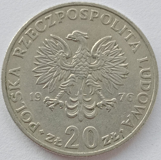 20 Złotych 1976 Marceli Nowotko