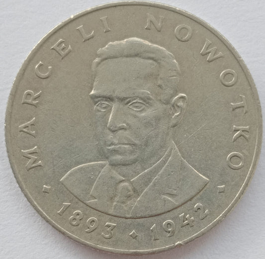 20 Złotych 1977 Marceli Nowotko