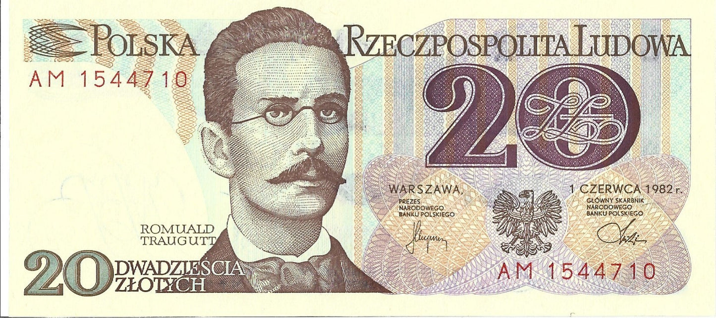 20 Złotych 1982 - UNC