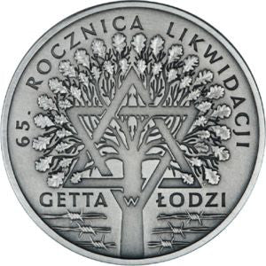 20 Złotych 2009 65. rocznica likwidacji Getta w Łodzi