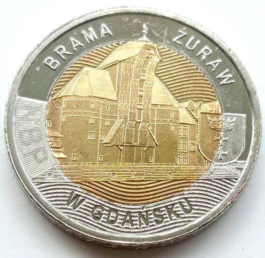 5 zł 2021 - Odkryj Polskę – Brama Żuraw w Gdańsku