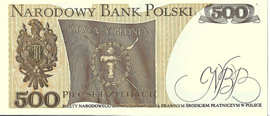500 Złotych 1982 - UNC