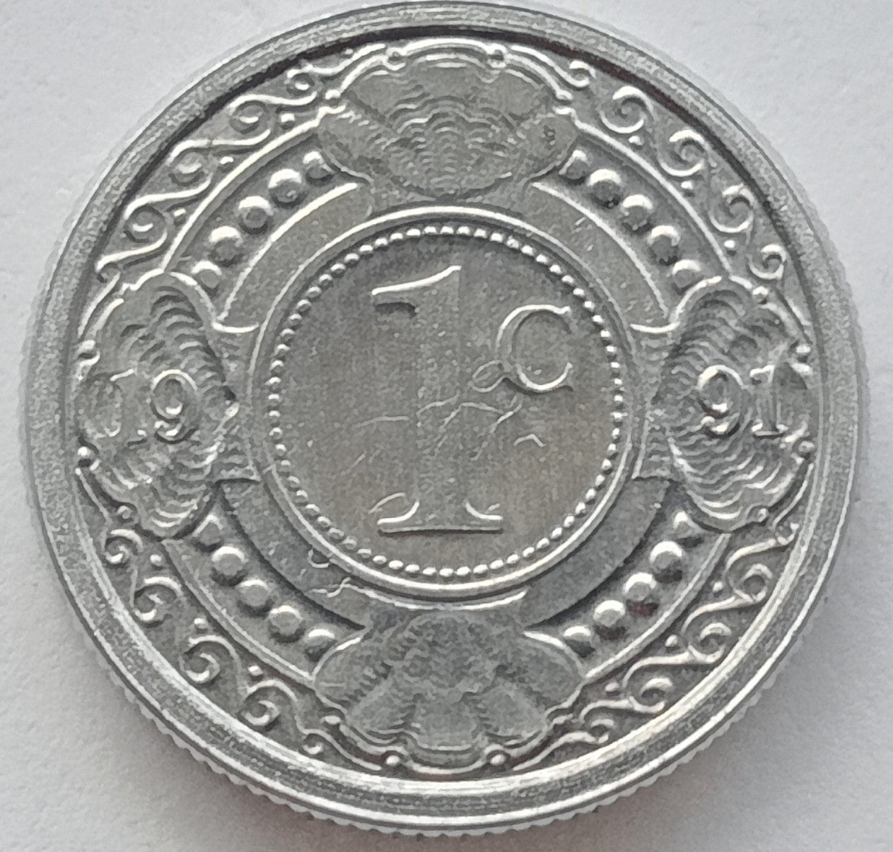 Antyle Holenderskie 1 Cent 1991