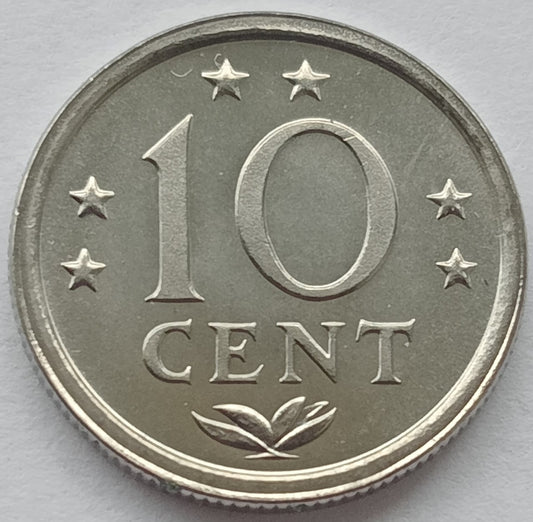 Antyle Holenderskie 10 Centów 1983