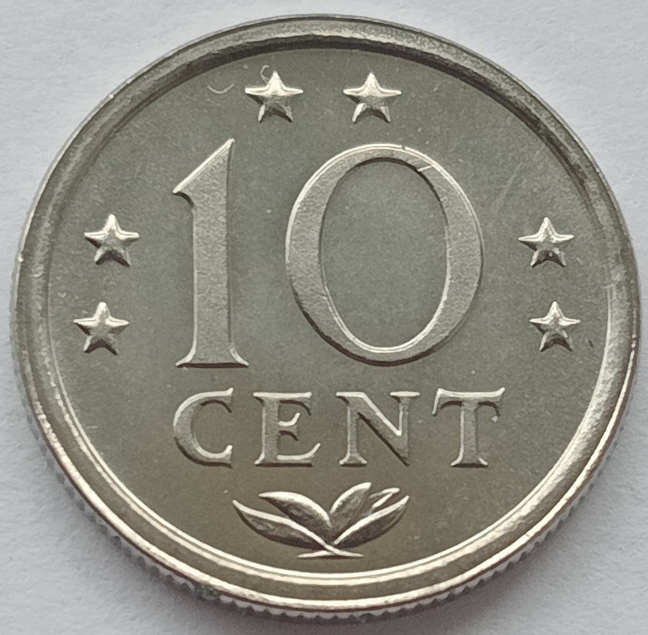 Antyle Holenderskie 10 Centów 1985