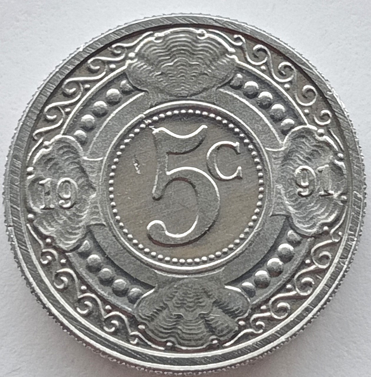 Antyle Holenderskie 5 Cent 1991