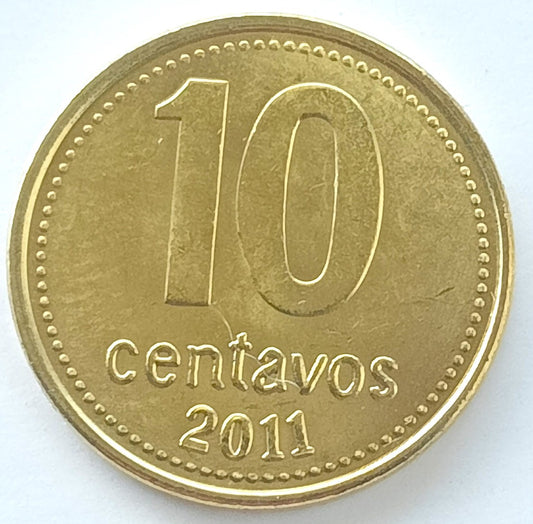 Argentyna 10 Centavo 2011 magnetyczna