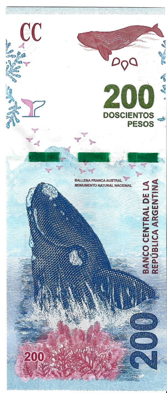Argentyna 200 Peso - UNC