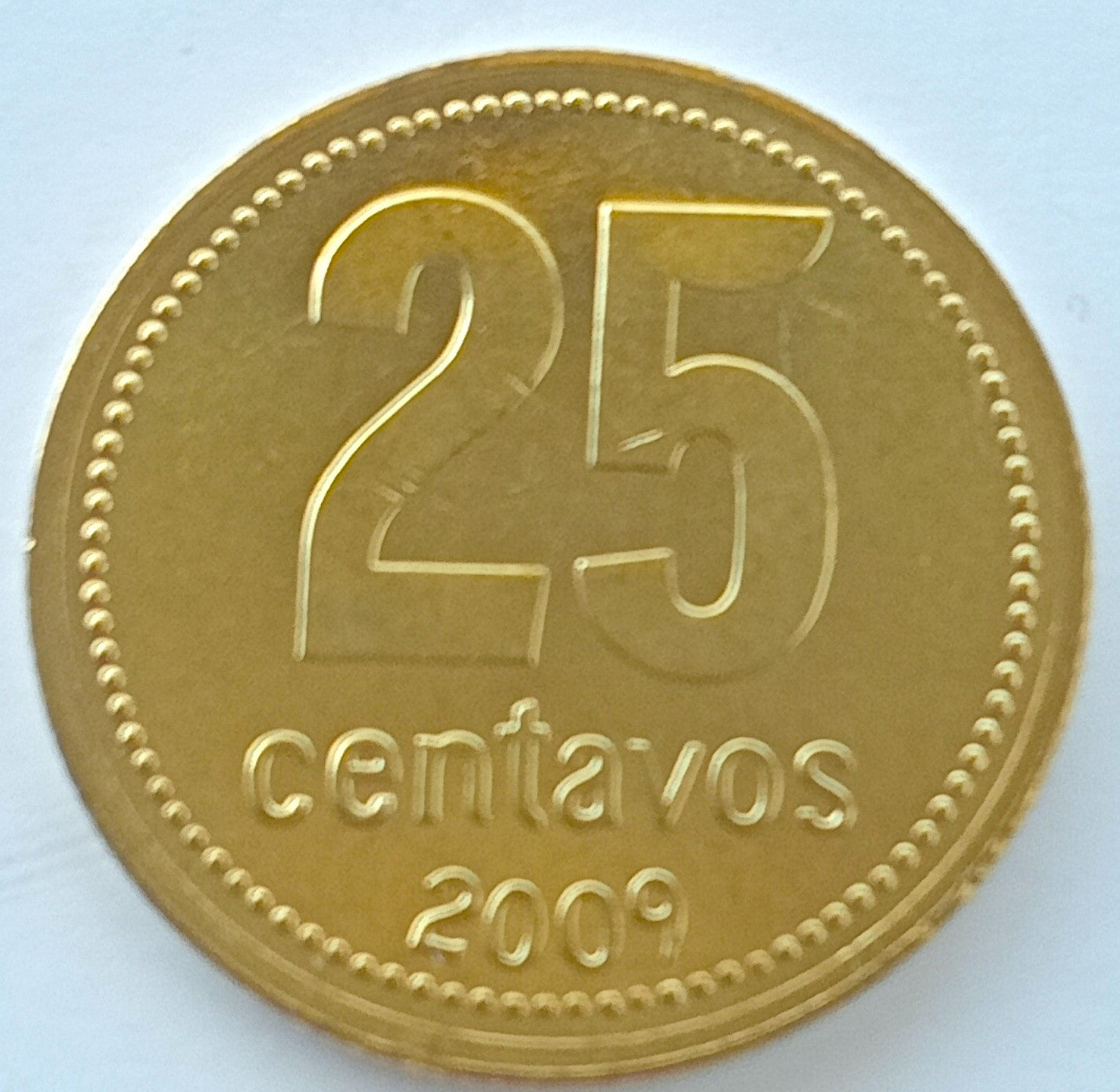 Argentyna 25 Centavo 2009
