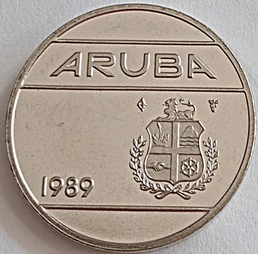Aruba 25 Centów 1989