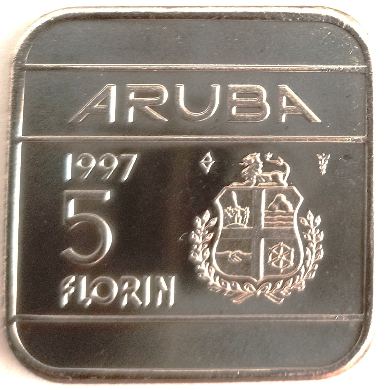 Aruba 5 Florin 1997