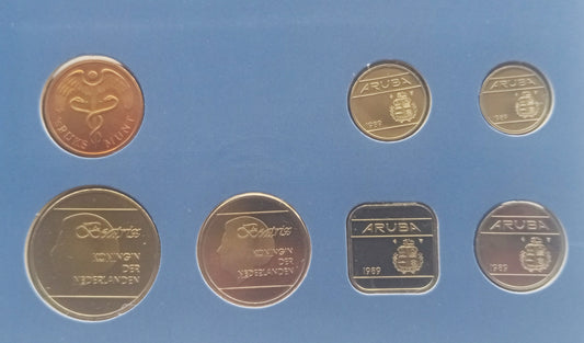 Aruba Zestaw menniczy 1989