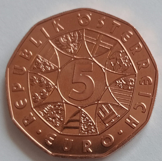 Austria 5 Euro 2013
