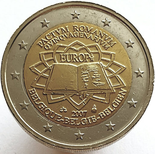 Belgia 2 euro 2007 50-lecie Traktatu Rzymskiego (Belgia)