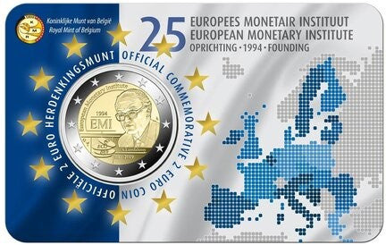 Belgia 2 euro 2019 Europejski Instytut Walutowy (wersja francuska)