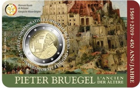Belgia 2 euro 2019 Pieter Bruegel Starszy (wersja francuska)