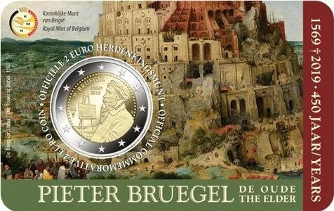 Belgia 2 euro 2019 Pieter Bruegel Starszy (wersja niderlandzka)