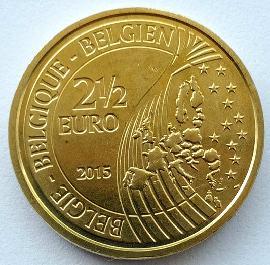 Belgia 2,5 euro 2015 200. rocznica bitwy pod Waterloo