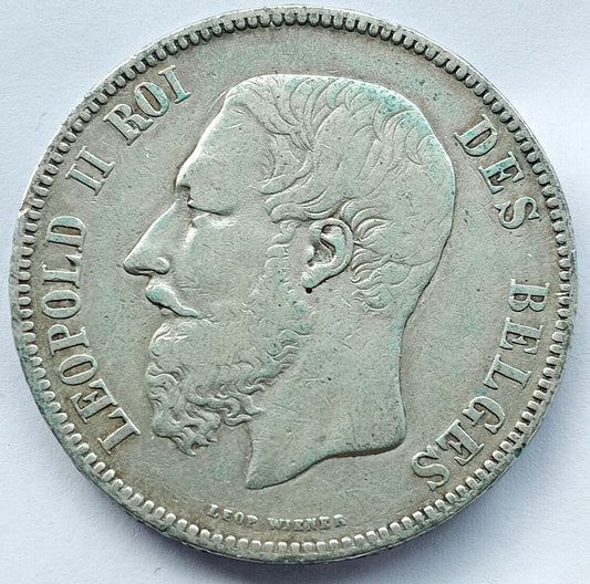 Belgia 5 Franków 1868