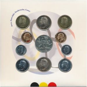 Belgia Zestaw menniczy 1996 - igrzyska olimpijskie w Atlancie