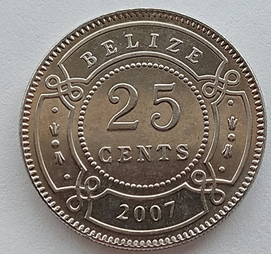 Belize 25 Cent 2007