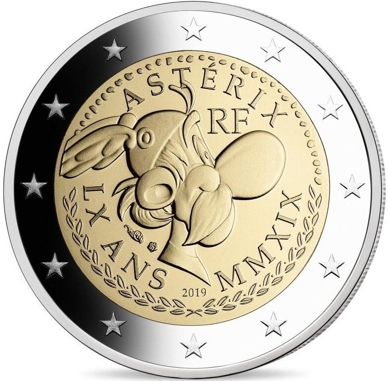 Francja 2 euro 2019 Asteriks