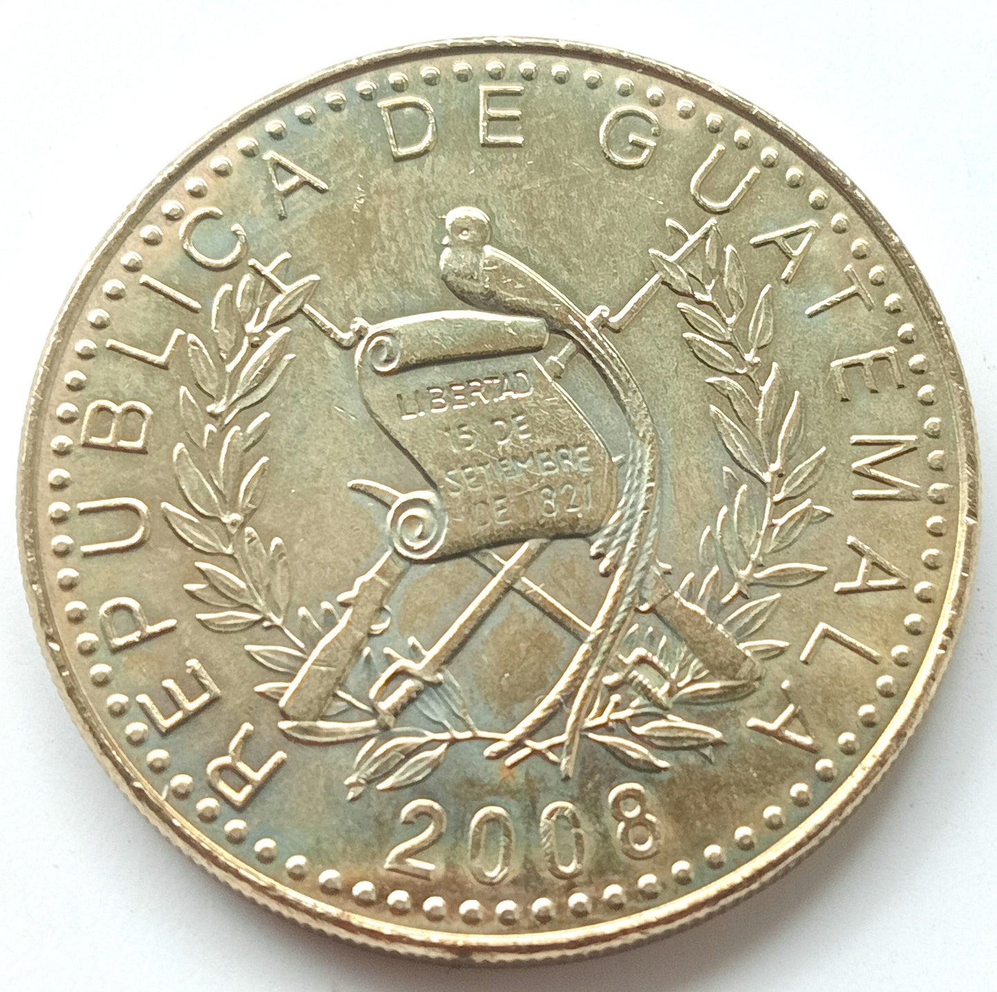 Gwatemala 1 Quetzal 2008