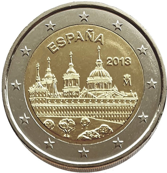 Hiszpania 2 euro 2013 UNESCO – Zespół pałacowo-klasztorny w Eskurialu