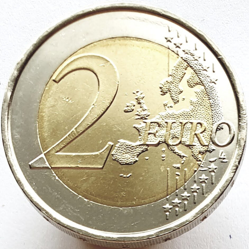 Hiszpania 2 euro 2015 30-lecie istnienia flagi europejskiej (Hiszpania)