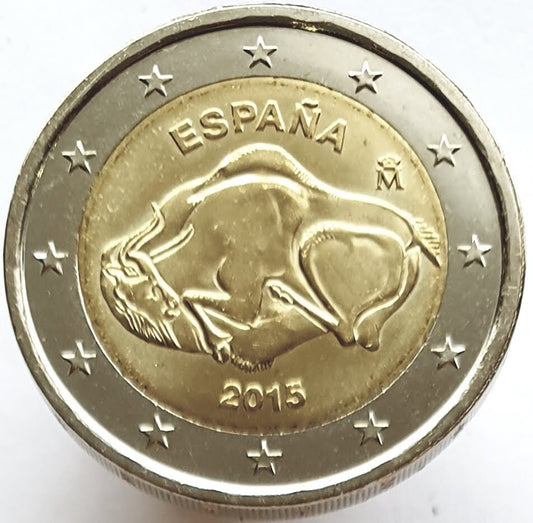 Hiszpania 2 euro 2015 UNESCO – jaskinia Altamira