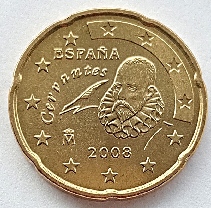 Hiszpania 20 Euro Cent 2008