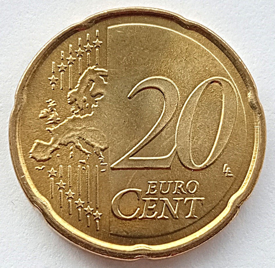 Hiszpania 20 Euro Cent 2008