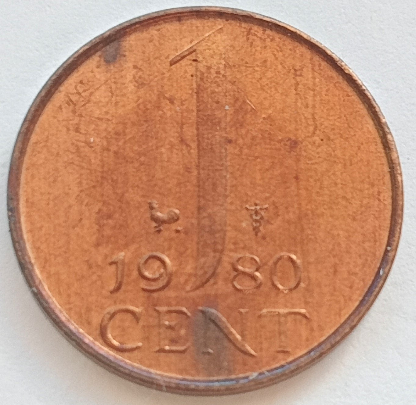 Holandia 1 cent 1980