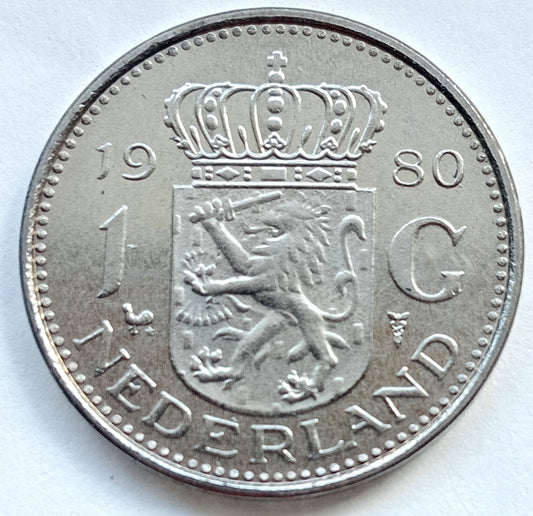 Holandia 1 Gulden 1980