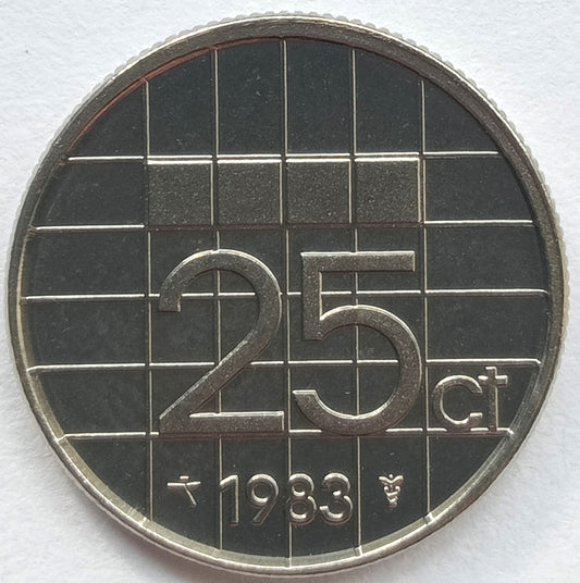 Holandia 25 Cent 1983
